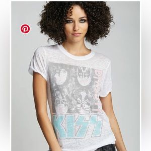 NWOT Recycled Karma KISS Dynasty Tour Tee Distressed (Size Large)